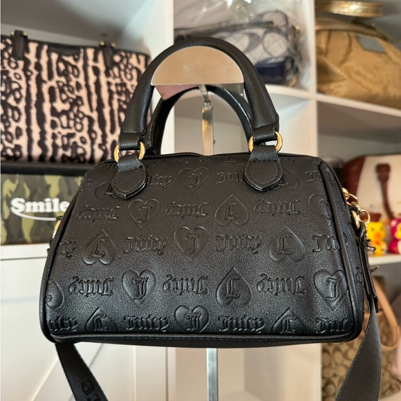 Juicy Couture Exclusive Black Semi Charmed Satchel - Picture 5 of 7